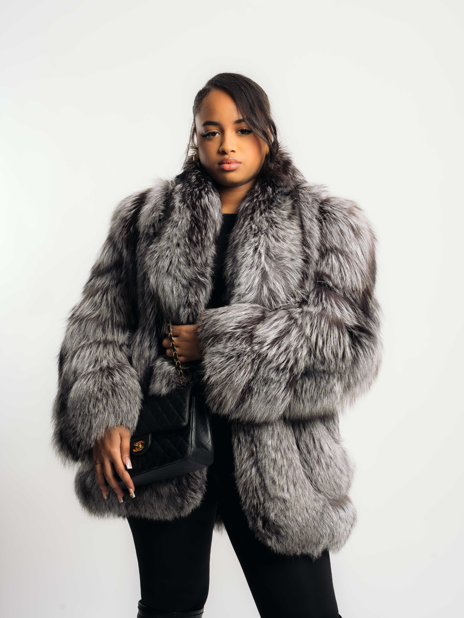 Fourrure Grise Impériale (Renard)